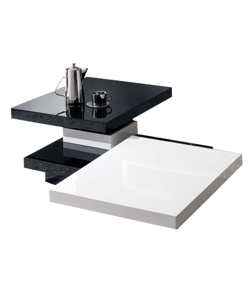 Amsterdam Coffee Table white and Black
